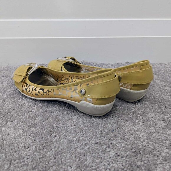 Yellow Print Flats - Picture 4 of 6